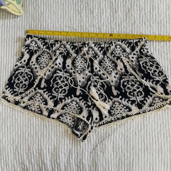 None Pants - BOHO SHORTS NAVY PRINT